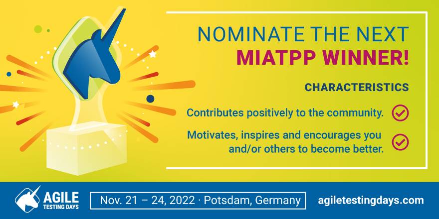 Nominate Your MIATPP 2022 Now