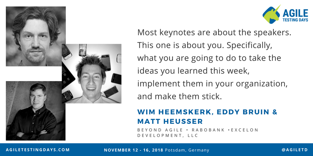 Can't-Miss Keynote with Wim, Eddy & Matt