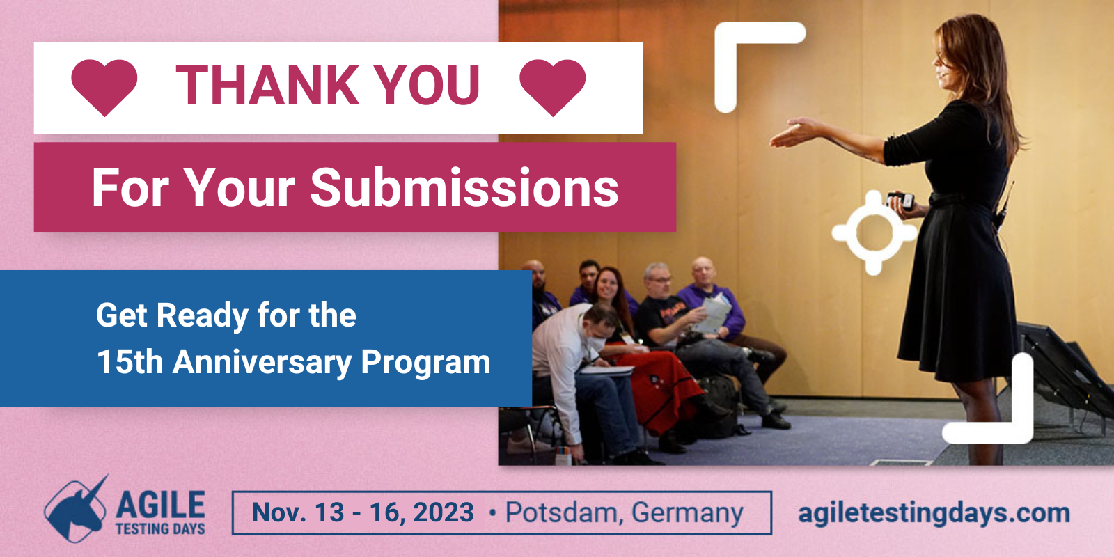 CfP closed: Thanks for over 500 Papers!