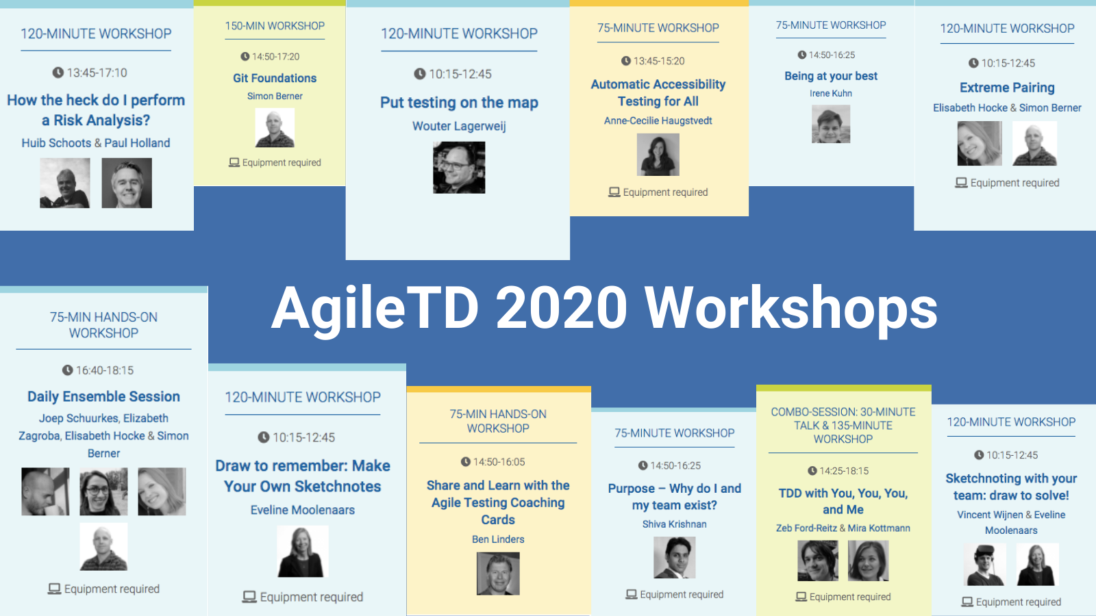 Virtual Workshops at AgileTD 2020