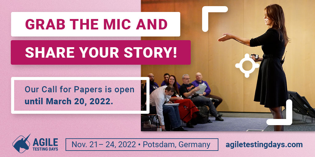 The Call for Papers for AgileTD 2022 is OPEN