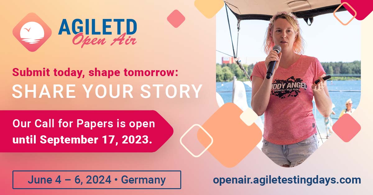 AgileTD Open Air Call for Papers started