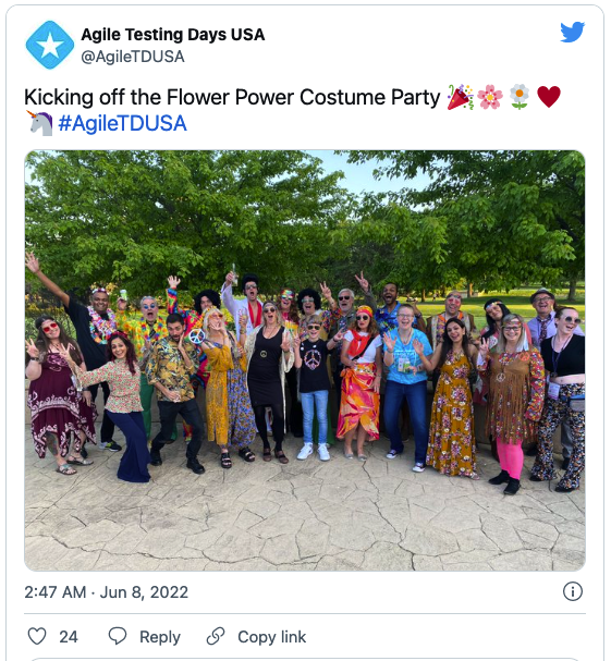 Flower Power Costume Party at AgileTDUSA