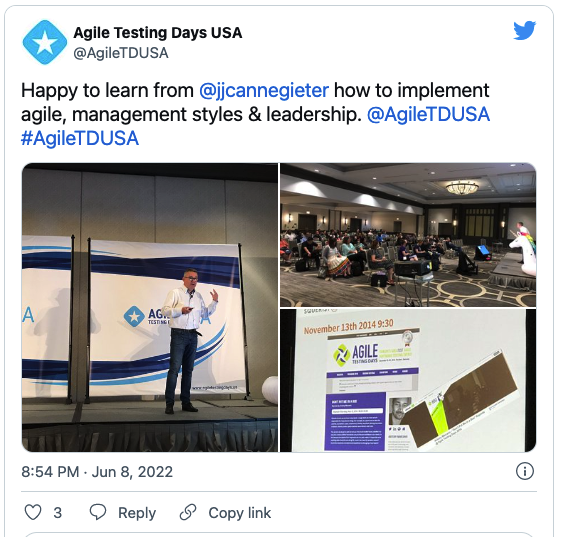 Jan Jaap session at AgileTDUSA