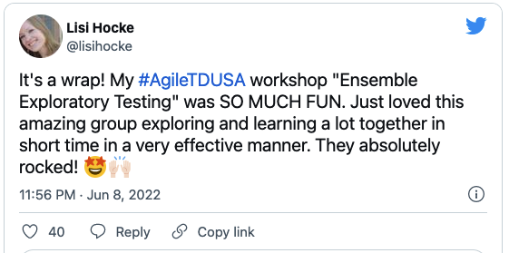 Tweet from Lisi Hocke